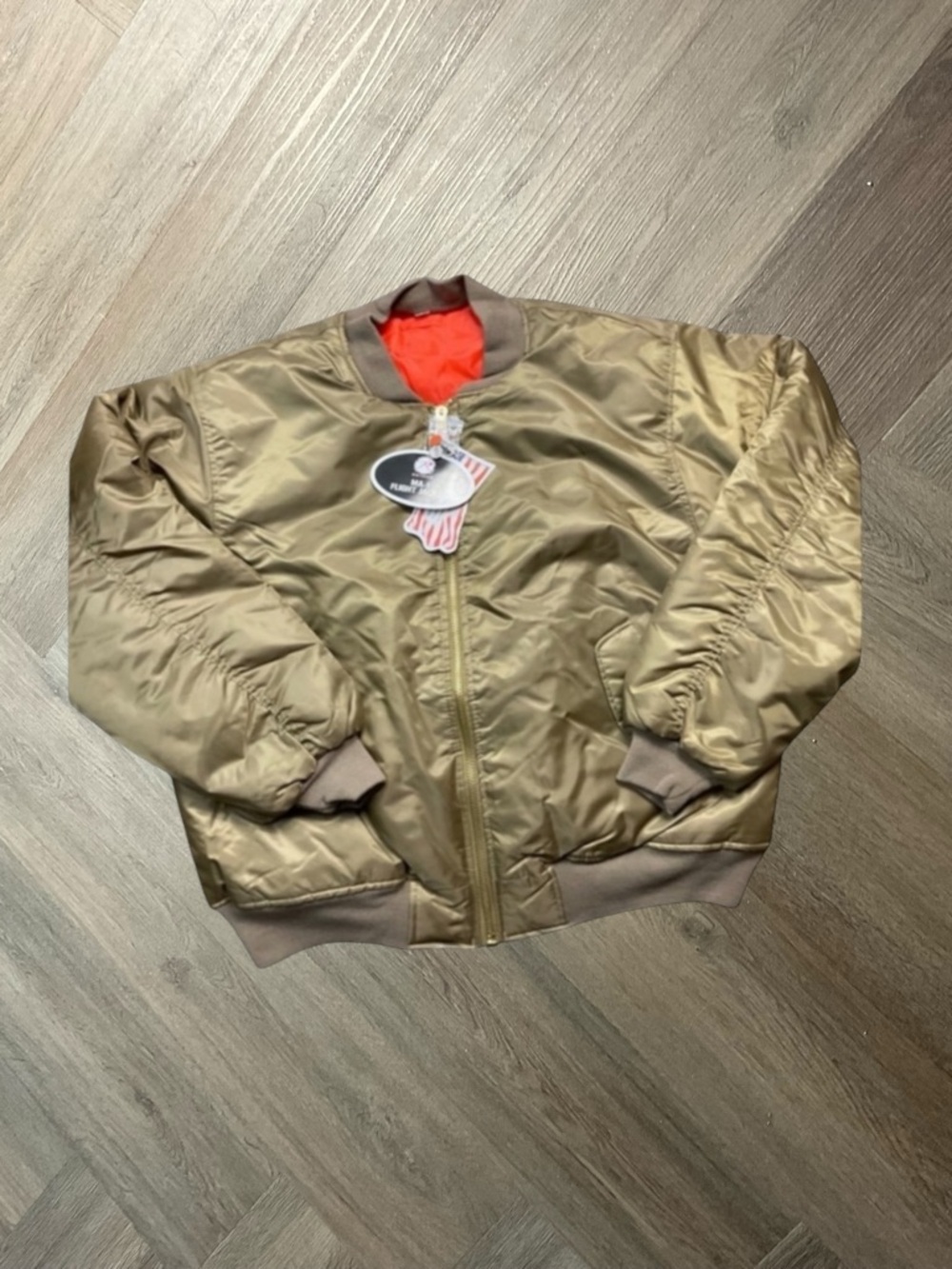 Rothco MA-1 Flight Jacket Mens 3XL‎ Coyote Brown Tactical Bomber Reversable USAF